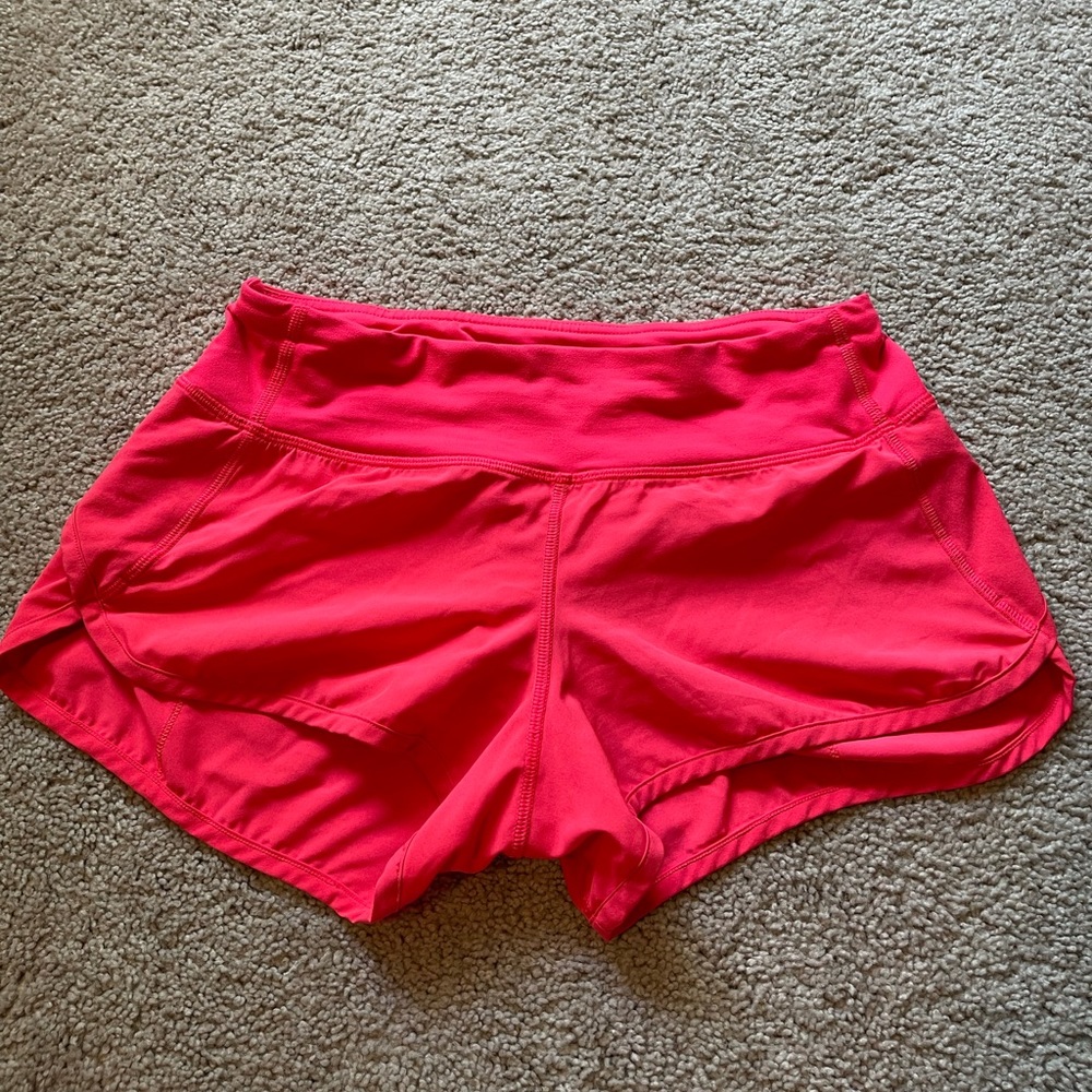 Hot Pink Lululemon Shorts 2.5”
